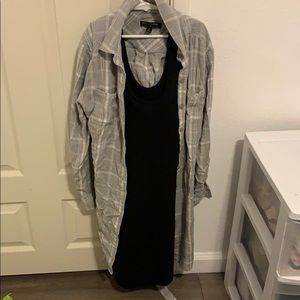 Banana republic size 2 plaid wrap around